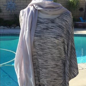 Space Dyed Kimono w/scoop Neck XL